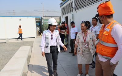 DIRECTORA NELLY CUNZA PARTICIPA EN ENTREGA DE ESCUELAS TEMPORALES DE PEIP BICENTENARIO IE. SAN FELIPE – COMAS