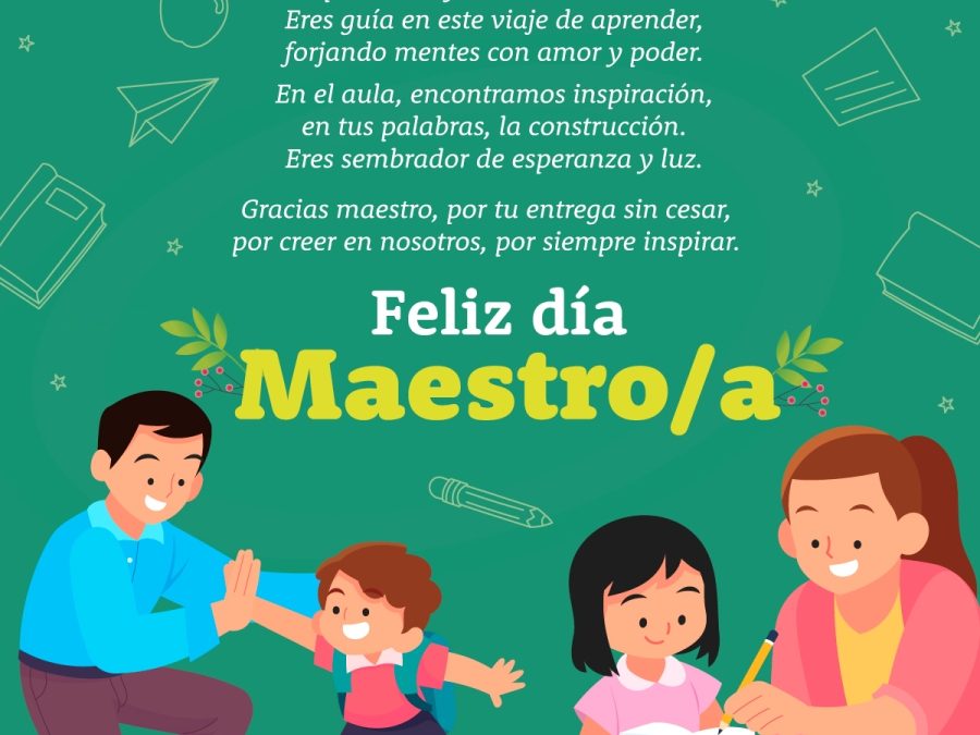 FELICIDADES EN TU DÍA QUERIDO MAESTRO