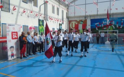 INTERNOS DE PENAL ANCÓN I REALIZARON ACTIVIDAD CÍVICA POR DÍA DE LA BANDERA