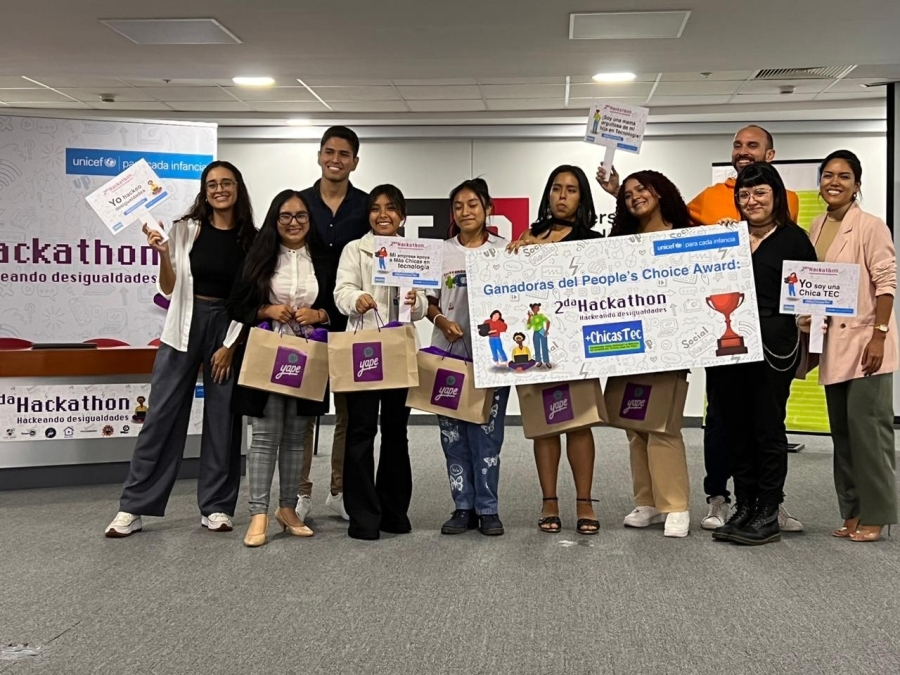 CHICAS TEC DE UGEL 04 PARTICIPAN DE SEGUNDA HACKATON: “HACKEANDO DESIGUALDADES” ORGANIZADO POR UNICEF