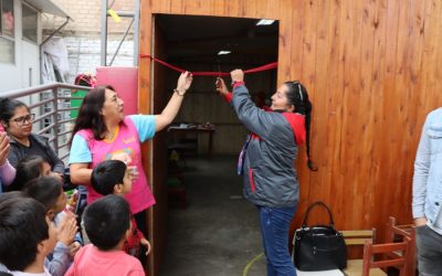 UGEL 04 CONSTRUYE E INAUGURA AULA PREFABRICADA EN IEI SEMILLITAS DEL SABER