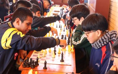 CON ENTUSIASMO ESCOLARES INICIAN COMPETENCIA DE AJEDREZ EN JEDP ETAPA UGEL