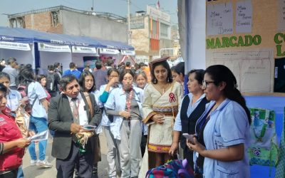 CETPRO PROMAE COMAS Y JUANA IRIS CUADROS REALIZAN EXPOFERIA POR DÍA DEL LOGRO