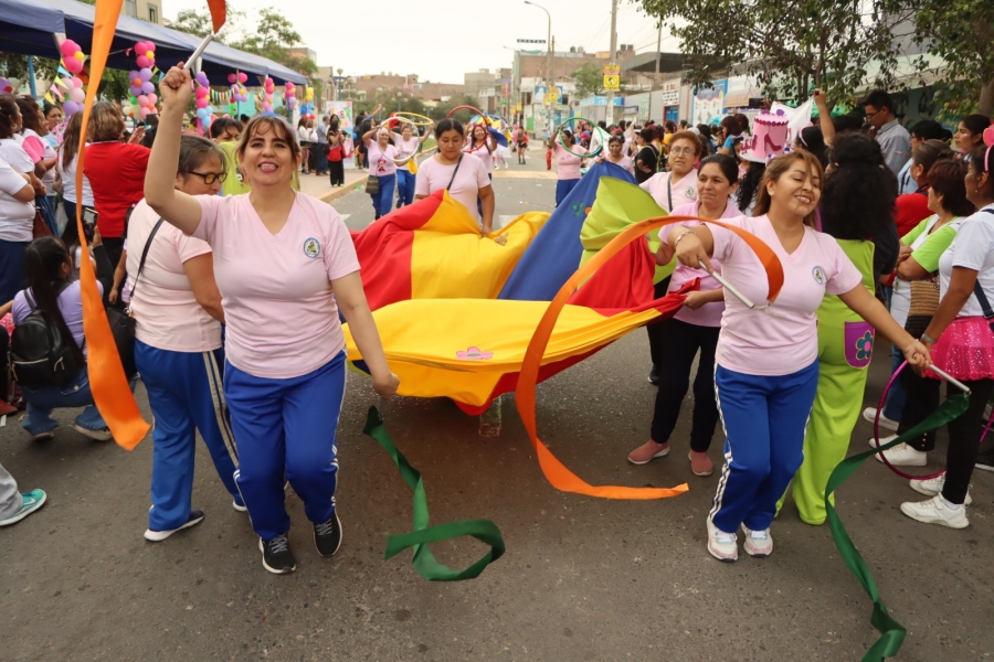 COLORIDO PASACALLE POR EL 92 ANIVERSARIO DEL NIVEL INICIAL EN NUESTRA JURISDICCIÓN