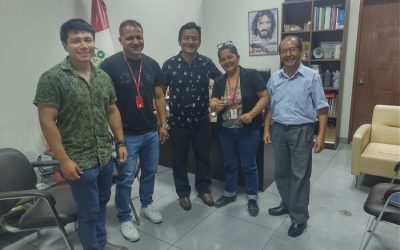 DIRECTORA NELLY CUNZA Y ALCALDE DE SANTA ROSA COORDINAN REALIZACIÓN DE LABORES CONJUNTAS PARA MEJORAR EL SERVICIO EDUCATIVO