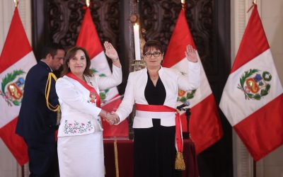 MIRIAM PONCE JURA COMO MINISTRA DE EDUCACIÓN