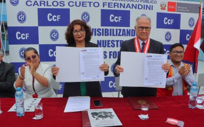 IST CARLOS CUETO FERNANDINI Y UNIVERSIDAD NACIONAL DE INGENIERÍA FIRMAN IMPORTANTE CONVENIO EDUCATIVO