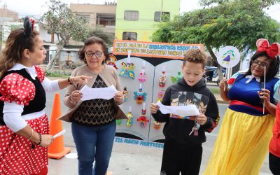 EN EL DÍA DE BIBLIOTECA ESCOLAR, IEI 326 MARÍA MONTESSORI REALIZA ACTIVACIÓN PARA PROMOVER LA LECTURA