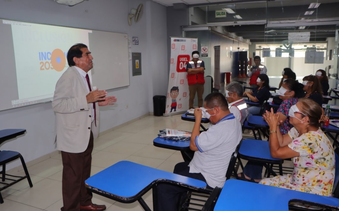 DIRECTIVOS DE EBA Y CETPRO RECIBEN CAPACITACIÓN SOBRE BUEN TRATO A ESTUDIANTES CON DISCAPACIDAD