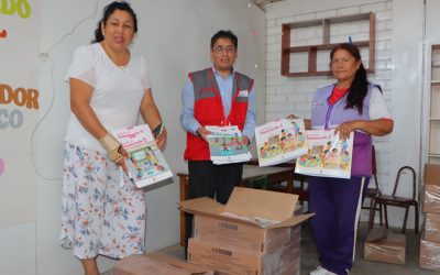 SE HACE ENTREGA DE MATERIALES EDUCATIVOS A IIEE PÚBLICAS