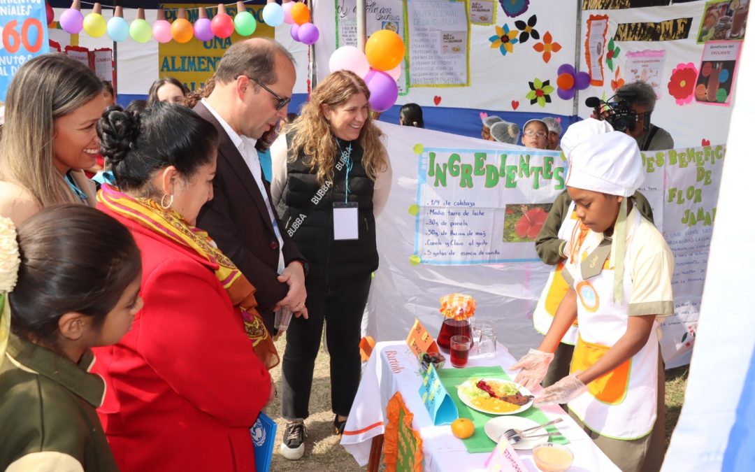 UNICEF Y UGEL 04 EVALÚAN PROGRAMA DE INTERVENCIÓN DE MEJORA DE LA NUTRICIÓN Y ALIMENTACIÓN EN ENTORNO ESCOLAR EN IE PHILIP SAUNDERS