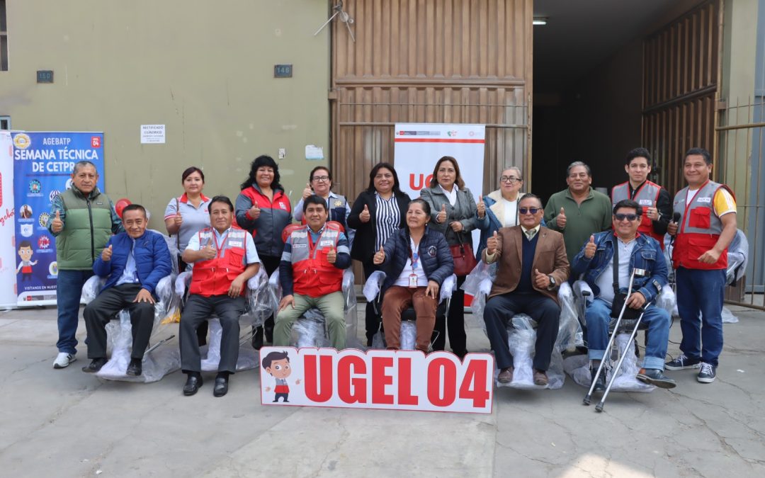 NUEVE CETPRO DE NUESTRA JURISDICCION SON EQUIPADOS CON SILLAS DE BARBERÍA PARA MEJORAR SERVICIO PEDAGÓGICO