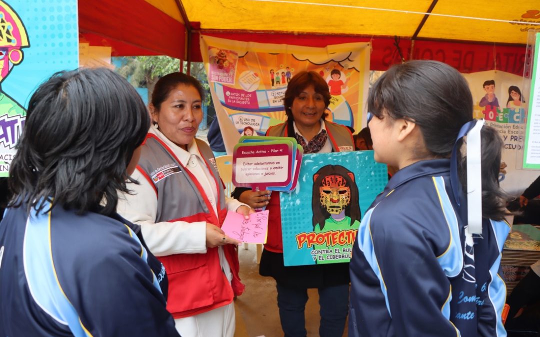 POR EL DIA MUNDIAL CONTRA EL TRABAJO INFANTIL, UGEL 04 Y ALIADOS ESTRATÉGICOS REALIZAN FERIA DE SENSIBILIZACIÓN