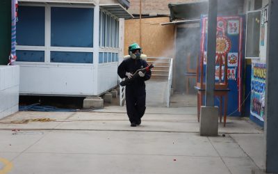 SE INICIA FUMIGACIÓN Y DESRATIZACIÓN EN IIEE PARA GARANTIZAR AMBIENTES SALUDABLES