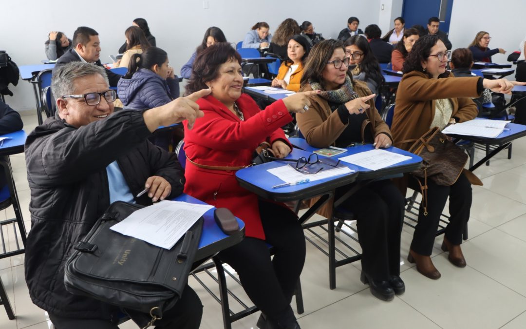DIRECTIVOS Y DOCENTES PARTICIPAN DE SEMANA DE GESTIÓN PEDAGÓGICA