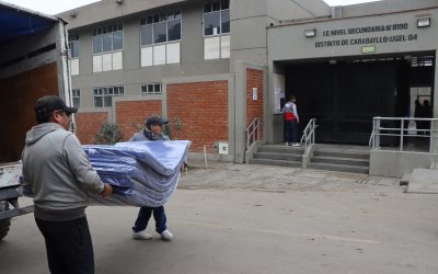 COLCHONETAS DEPORTIVAS SON ENTREGADAS A COLEGIOS FOCALIZADOS