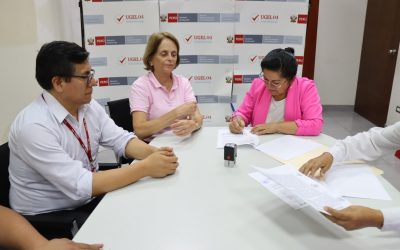 UGEL 04 Y UOAS RENUEVAN ALIANZA ESTRATÉGICA EN BENEFICIO DE COLEGIOS INTERNADOS DE ANCÓN