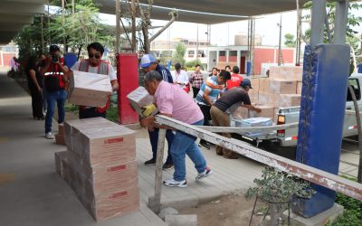 CONTINÚA DISTRIBUCIÓN DE MATERIALES EDUCATIVOS EN II.EE PÚBLICAS