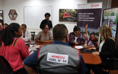 UGEL 04 Y CARE PERÚ FIRMAN CONVENIO DE COOPERACIÓN INSTITUCIONAL