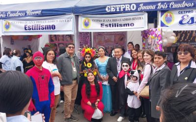 CETPRO JUANA IRIS CUADROS REALIZA EXPOFERIA POR EL DÍA DEL LOGRO