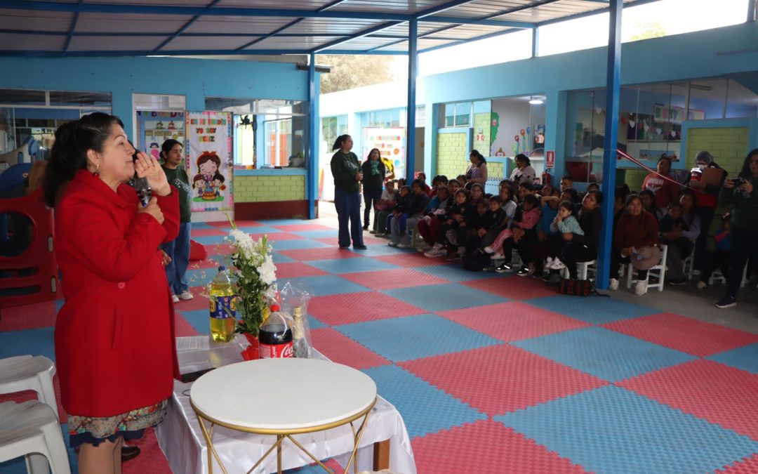 DIRECTORA DE LA UGEL 04 ACOMPAÑA INAUGURACIÓN DE OBRAS Y LANZAMIENTO DE “WASI MIKUNA” EN PUENTE PIEDRA