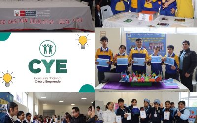 INNOVADORES PROYECTOS SE EXHIBEN EN ETAPA UGEL DE CONCURSO NACIONAL CREA Y EMPRENDE 2025