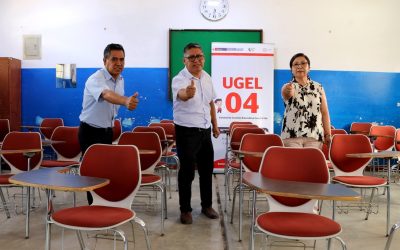 IE 2081 PERÚ SUIZA RECIBE DONACIÓN DE MOBILIARIO ESCOLAR DE LA UNIVERSIDAD DE LIMA