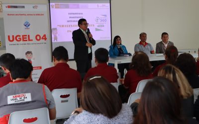 DIRECTIVOS DE IIEE PARTICIPAN EN JORNADA DE FORTALECIMIENTO SOBRE MONITOREO INTEGRAL 360°