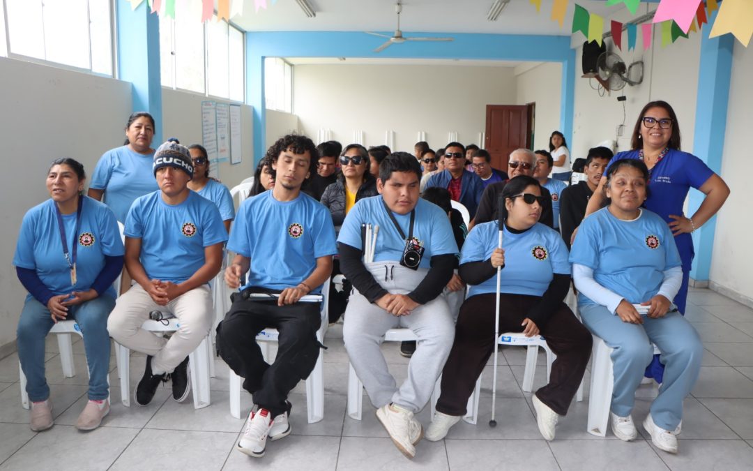 ESTUDIANTES DEL CETPRO LUIS BRAILLE CONMEMORAN EL DÍA MUNDIAL    DEL BASTÓN BLANCO PROMOVIENDO INCLUSIÓN Y AUTONOMÍA