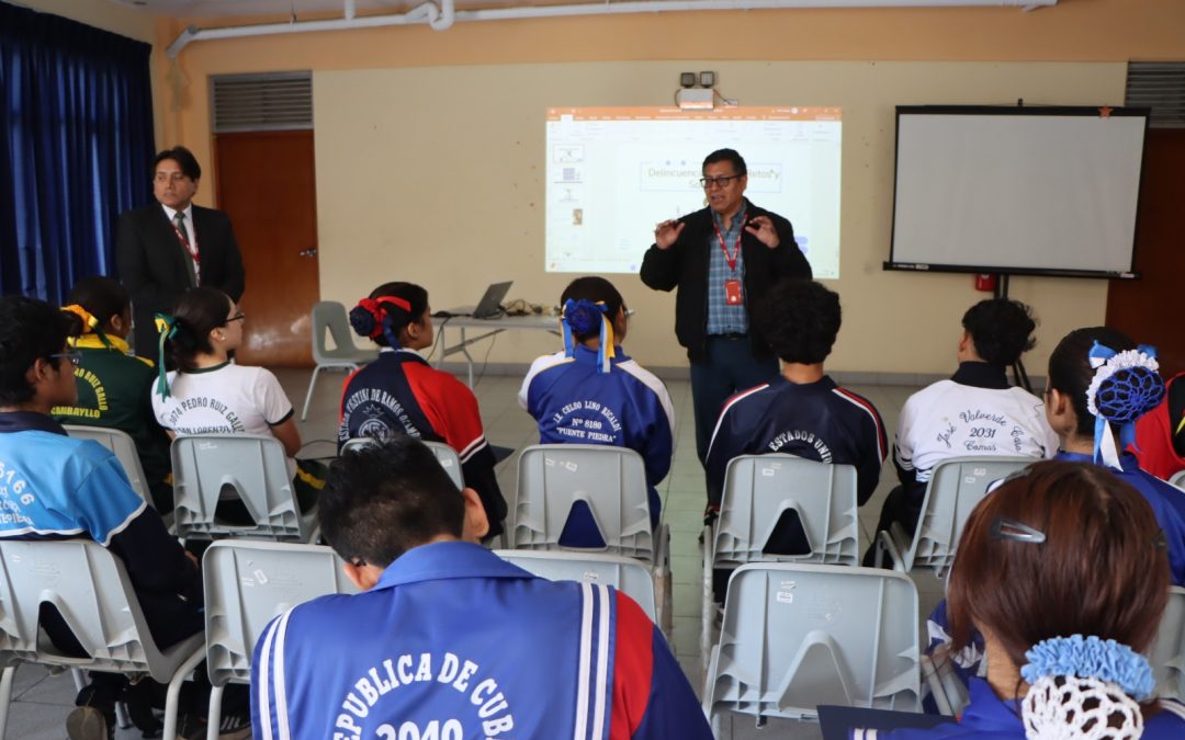UGEL 04 CONVOCA A ESTUDIANTES DE 40 COLEGIOS PARA ABORDAR EL USO DE CELULARES EN EL MARCO DE LA LEY N.° 32385