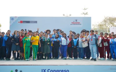 ESTUDIANTES DE LA UGEL 04 PARTICIPAN EN EL IX CONGRESO METROPOLITANO