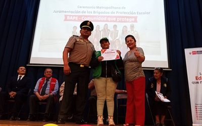 UGEL 04 fortalece la seguridad escolar con juramentación de Brigadas de Autoprotección Escolar (BAPE) en Lima Metropolitana