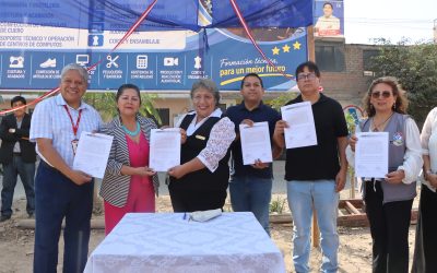 UGEL 04 FORTALECE LA EDUCACIÓN TÉCNICA CON ENTREGA DE PREDIO DE MÁS DE 1200 m² AL CETPRO CARABAYLLO