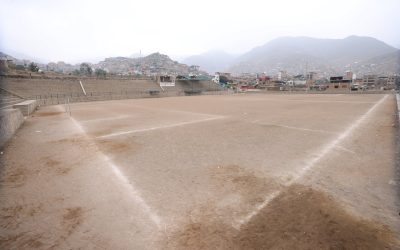 MINEDU Y UGEL 04 RECUPERAN ESTADIO DE LA IE 2060 VIRGEN DE GUADALUPE EN COMAS